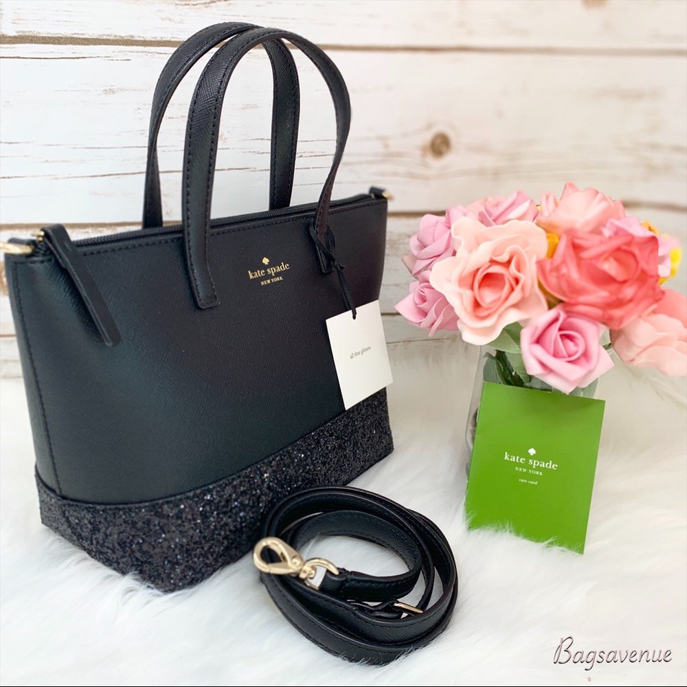 Kate Spade Greta Court Ina Black Bag WKRU5610 $169 - Picture 2 of 6